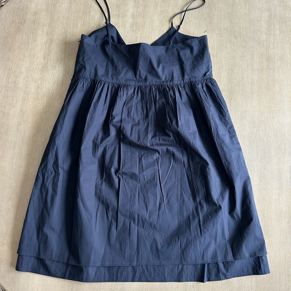 10 Crosby Derek Lam Navy Spaghetti-Strap Mini Dress EUC - Picture 4 of 7